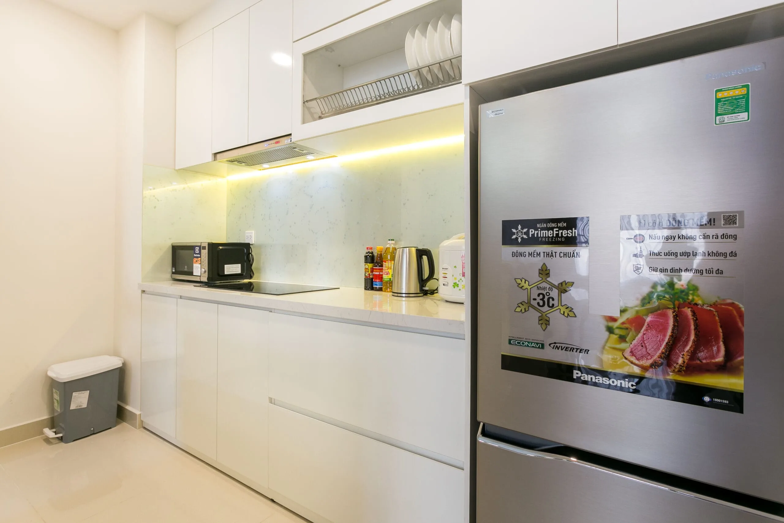 Kitchen in Two-Bedroom Apartment at RiverGate Residence District 4
