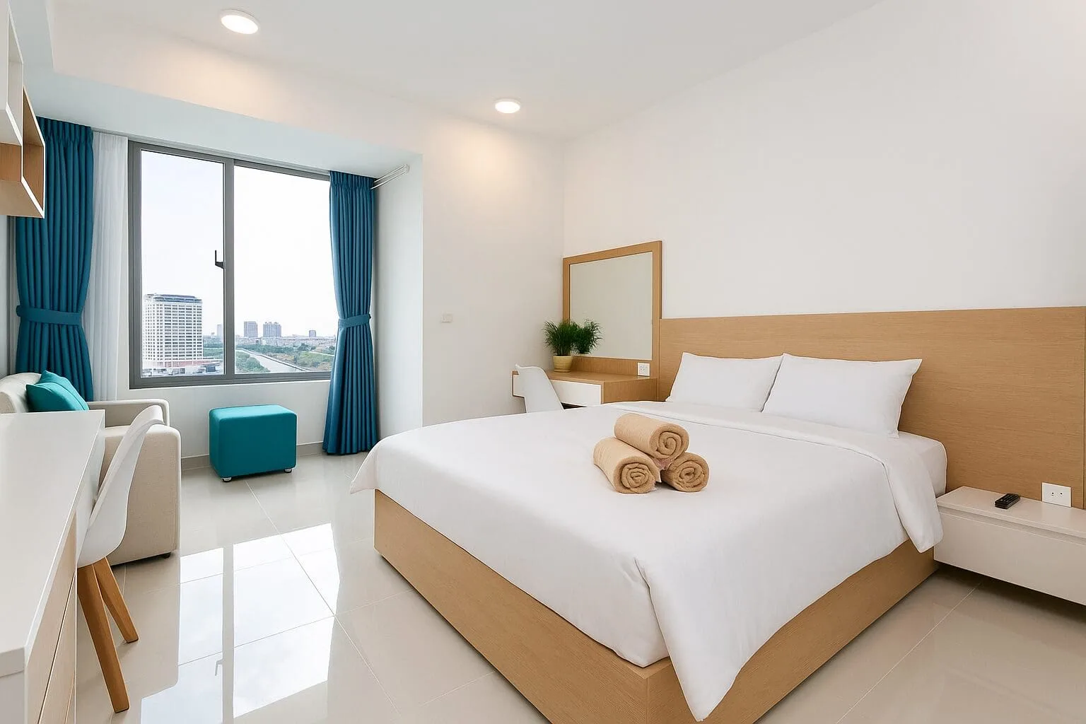 Studio Apartment at RiverGate Residence near District 1 Ho Chi Minh City