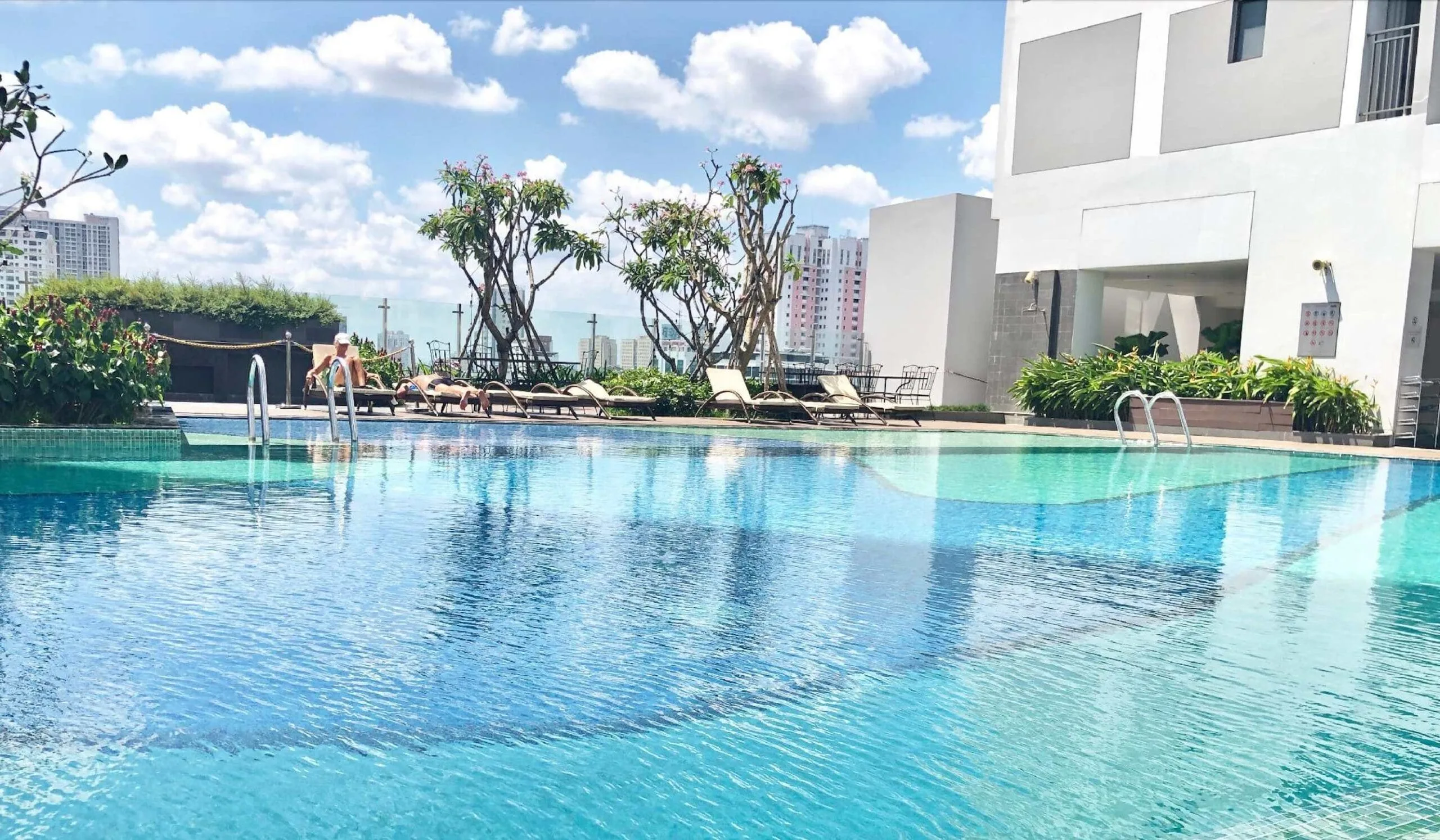 Outdoor Swimming Pool at RiverGate Residence Ho Chi Minh City