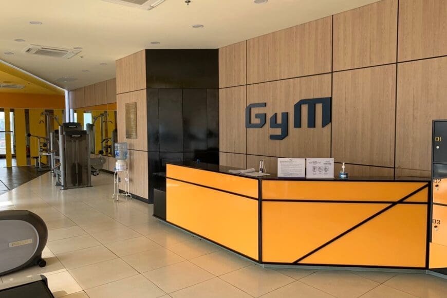 Phòng gym hiện đại tại RiverGate Residence