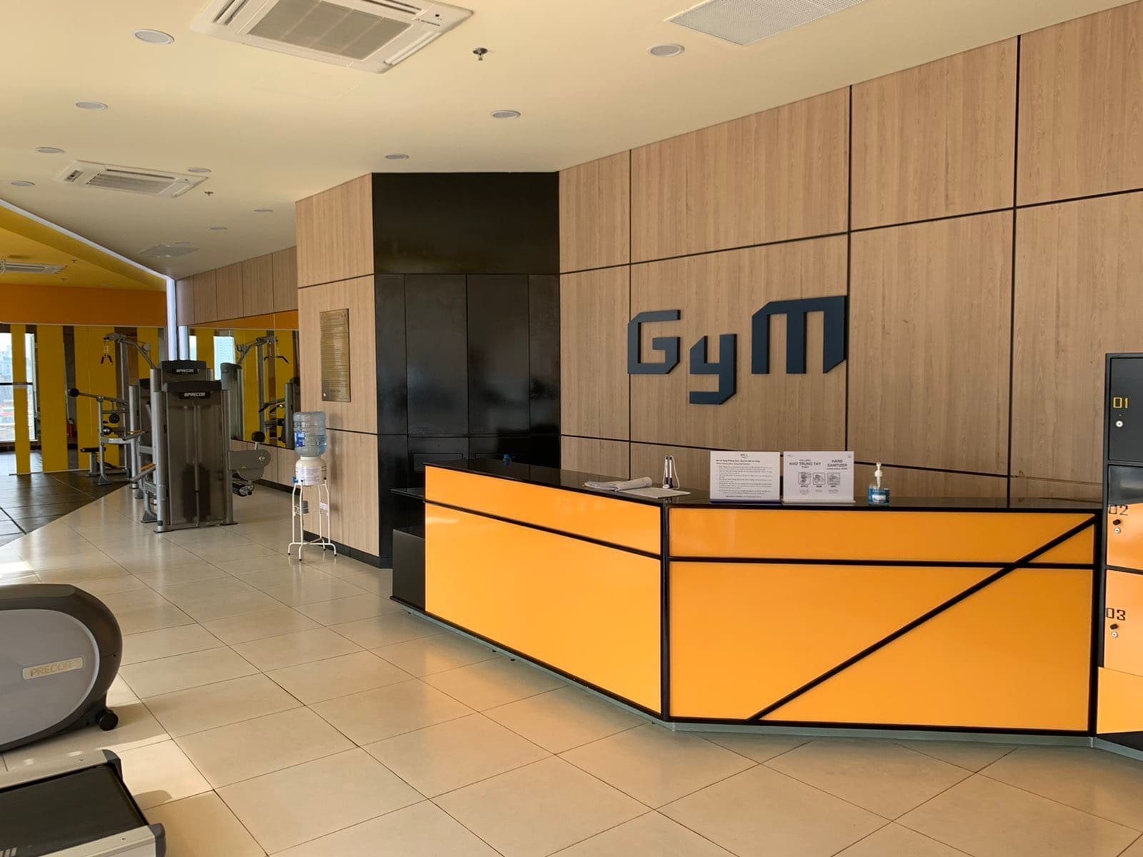 Phòng gym hiện đại tại RiverGate Residence