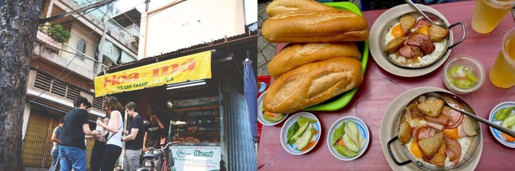 Bánh Mì Hòa Mã – tiệm bánh mì chảo nổi tiếng hơn 60 năm ở Sài Gòn