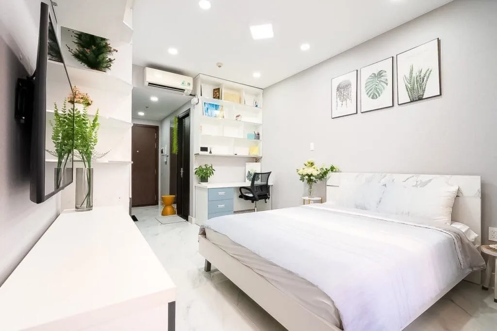 Căn hộ Studio RiverGate Residence đầy đủ tiện nghi, thiết kế hiện đại