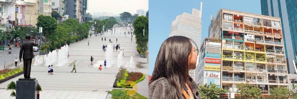 Check-in sống ảo tại phố đi bộ Nguyễn Huệ – địa điểm du lịch nổi tiếng ở Sài Gòn
