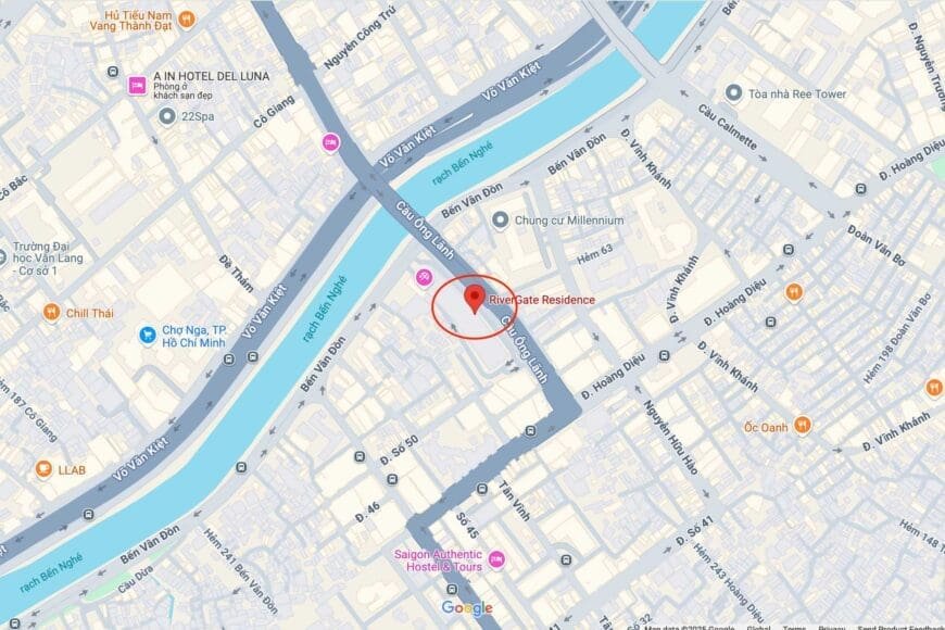 Hướng dẫn cách di chuyển đến RiverGate Residence nhanh nhat