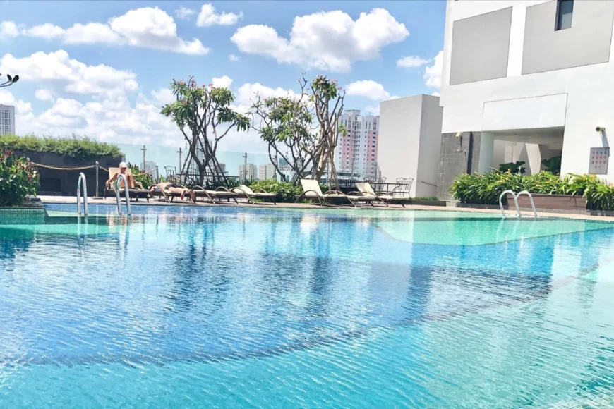 Outdoor Swimming Pool at RiverGate Residence