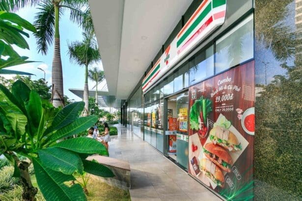 7-Eleven store at RiverGate Residence Tower A District 4 Ho Chi Minh City