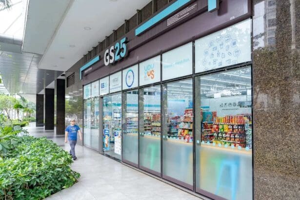 GS25 convenience store at RiverGate Residence District 4 Ho Chi Minh City