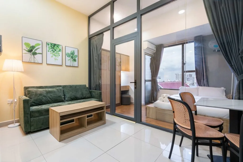 Căn hộ Studio RiverGate cho thuê theo ngày